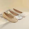 Casual Shoes Women's Loafers Leather Flat Split Toe Soft Sole Slip On