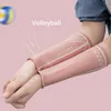 Polssteun 1 paar volleybal brace training draagbare herbruikbare wasbare wasbare onderarmbeschermer compressie mouw sportuitrusting l drop deli otayq