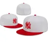 Unisex groothandel Yankees snapbacks Sox Baseball Designer Luxe gemonteerde petten Lettergrootte hoeden nieuwe tijdperk caps emmer hoed mlbs caps flat peak mannen vrouwen vol gesloten 7-8 a10