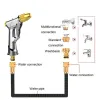 銃ドロップシッピング高圧水ガンガーデン水散水スプリンクラーシステム灌漑ツール調整可能なホースノズル洗浄スプレーガン