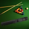 Billiard Pool Cue Bag 4 Holes Carrying Case Pouch for Billiard Stick Rod Black Pattern 240314