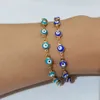 Vergoldeter türkischer Schmuck, Baby-Rosa-Rot-Evil-Eye-Perlenarmbänder