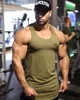 Zomer Nieuwe Sport Casual Heren Vest Jogger Gym Running Training Cott Ronde Hals Sleevel T-shirt Training Kleding Tank top M99L #