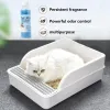 Housebreaking 300g gatinho toalete suprimentos de limpeza gato maca desodorante contas artefato animal estimação odor carbono ativado absorve gato areia fedor