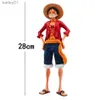 Anime manga gorąca 28cm One Place Anime Figure pewnie Luffy Three Form Form Zmieniający się Doll Action Figurine Model Toys Zestawy YQ240325