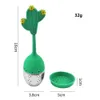 Grade Loose For Food Tea Tools Reusable Silicone Handle Stainless Steel Strainer Drip Tray Included Teas Filter s