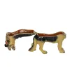 Cajas Caja de baratijas de perros de pastor alemán, caja de recuerdos, recipiente de joyería, figura de perro, regalo de escultura