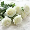 Dekorativa blommor Latex Real Touch Rose Artificial Silicone For Wedding Home Party Decoration Fake Flower Christmas Year Gift