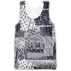 Phechi Nieuwe Fi Vrouwen/mannen 3D Print Cew fr geometrie Tank Tops Harajuku Vest Zomer Hemd Shirts streetwear D13 h7EC #