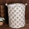 Folding Drawstring Laundry Basket Dirty Clothes Toys Storage Bucket Wardrobe Clothing Organizer Large Capacity Laundry Hamper