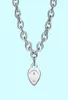 T Designer heart pendant Necklace bracelet stud earrings Women Luxury Brand Jewelry Classic Fashion 925 sterlling silver rose 7644739
