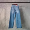 Damesjeans Y2k hoge kwaliteit lente taille puur katoen gewassen noodlijdende mode gedragen casual bell bottoms