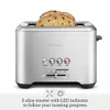 Breville 비트 더 많은 토스터 2 조각 BTA70XL, 브러시 스테인리스 스틸