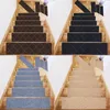 Tapetes 20x76cm Soft Stair Step Mat Variedade Padrão Auto-adesivo Não-Slip Absorção de Água Tapete Tapetes Protetor Tapete Home