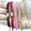 12 pièces bracelet tressé en fil de nylon Sanit Jude et Vierge Marie peuvent être offerts en cadeau et peuvent prier de nombreuses couleurs au choix 240313