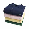 2023 Summer New Men's Cott broderad kort ärm Polo Shirt High End Busin Leisure Sports Polo Shirt T-Shirt Top S-6XL H6ZL#
