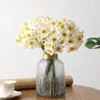 Decoratieve bloemen 6 stks uitstekende simulatie narcissus bloemenboeket lichtgewicht nepplanten decor voor school