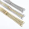 Bracelets de montre bande pour DATEJUST DAY-DATE OYSTERPERTUAL DATE bracelet en acier inoxydable accessoires 13 17 20 21mm Bracelet302L