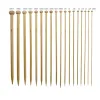 Knitting 36pcs Bamboo Knitting Needles Set 35cm Straight Yarn Weave Crochet Needles Mix Sizes 2.010.0mm DIY Knitting Tools Women Gift