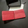 مصمم حفظة رجال الشيكات النقدية حاملي البطاقات البضائع الفاخرة محفظة النساء أكياس غلاف جلدية