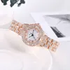 Luxury Mens Watch Women Luxury All Sky Star Rhinestone Womens Temperament Diamond Fashion Fashion Student Steel Band Watch