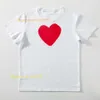 Play Designer T-shirts Mens Designer T Women Commes T Shirts Des Garcons Cottons Love Tops Man Casual Shirt designer hoodie hoodie designer