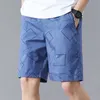 Mäns sommarshorts Cott Knee Pants Golf Plaid Fi Zipper Pocket Stor storlek Y2K Swim Beach Relaxed Fit Jogger Shorts Z4PI#