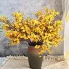 Flores decorativas 3 pçs simulado gypsophila picaretas artificiais para adorno de casamento simulação plástico diy buquê hastes bebê