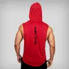 Muscleguys Gym Wyded Tank Top Men Men Clothing Cott Bodybuilding Hoodie Vest Worling Singlets Fitn Sleevel Shirt G1T0#