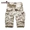 Shorts masculinos verão algodão masculino bens shorts moda camo masculino shorts multi bolso lazer camo carregamento ao ar livre shorts masculinos j240325