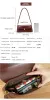 Heta koreanska lyxväskor Kvinnor Sling Handväskor PU Ladies Shoulder Purse Metal Lock Flap Baguette Bag