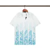 Designer Shirt Mens Button Up Shirts print bowling shirt Hawaii Floral Casual Shirts Men Slim Fit Short Sleeve Dress