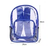 Torby szkolne E74B mody przezroczyste pvc przezroczysty plecak podróżny torby na ramię