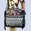 ショルダーバッグ料金ヴィンテージホモン族の民族タイの自由ho放なバッグ女性の刺繍タペストリーSYS-570のためのメッセージ