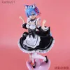 Anime Manga Anime Re 0 Figues 22cm Cat Ear Rem Figura Maid Rem Sexy Girl Action Figura Kai Ornaments Cute Dolls Collectible Statue Toys yq240325