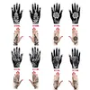 Single Handed Indian Hand Spray Tattoo Mall Haina Tattoo Sticker Colored Fruit Juice Hollow Out Tattoo Sticker S134-150 230621