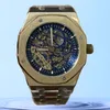 horloge van hoge kwaliteit man automatisch uurwerk 42MM skeletten wijzerplaat 904L roestvrijstalen band saffierglas Orologio di Lusso montre de luxe voor geschenken