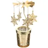 Kandelaarhoudershouder Kerstmis Notenkraker Stand Snowflake Luxe paardenlicht Candelabra