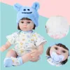 Dolls 42cm Reborn Baby Doll Silicone Silicone