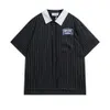 Rhude Mens Tシャツ高品質のテスデザイナーカジュアルファッションRhude Polo Shirt Shipto Europe America Men Men Men Round Neck Tshirts USサイズS-XL 2024
