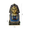 Figurine decorative Antico Egitto Tutankhamon Faraone Scultura Ornamento per regali Figurine in resina Statua Artigianato Miniature Casa