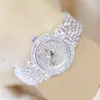 BS Women Watch Famous Luxury Brands Diamond Ladies Wrist Watches Female Small Wristwatch Rose Gold Watch Women Montre Femme 201118246q