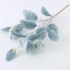 Decorative Flowers Artificial Green Plants Bonsai Sapphire Light Pink Eucalyptus Leaves False Blossom Baolu Fritillaria