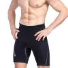 Short de combinaison en néoprène pour hommes, 2MM, pantalon de plongée sous-marine, short pour la natation, maillot de surf, garde au chaud, Super extensible