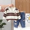 Ensembles de vêtements 2024 Vêtements de bébé de printemps 1 à 5 ans T-shirts et pantalons pour enfants