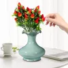 Decorative Flowers 4 Pcs Simulation Strawberry Bouquet Book Shelfs Office Fake Fruit Wedding Bookends For Shelves Decor Pvc Small Ornament