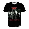 新しいFi Women/Men's 3D Print Ratt Rock BandカジュアルTシャツヒップホップTシャツHARAJUKU STYLES TOPS衣類74rd＃