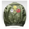 77city Killer Casual Air Force Flight Jacket Homens Plus Size 6XL Militar Tático Casacos Casaco Masculino Piloto Bomber Jackets q1dh #