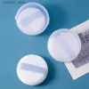 Svampar Applicators Cotton 3 Loose Powder Puffs Round Portable Facial Foundation Make-Up Puffs Soft Sponge Beauty Tools Professional Cosmetics Q240325