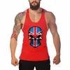 palestra di alta qualità Bodybuilding Canotte Uomo Casual Bretelle Sleevel Cott Traspirante Fresco Sensazione Estate Y Indietro T-shirt R4lo #